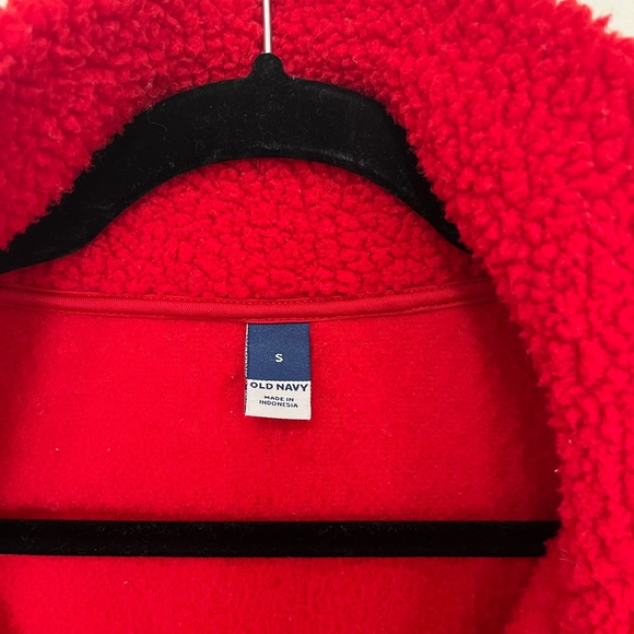 Old navy oversized full zip Sherpa pullover for women size small - Picture 5 of 6